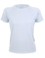 Dames Sportshirt CONA SPORTS Rainbow Tech Tee Ice Grey